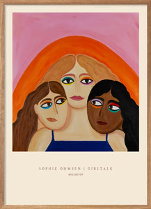 'Medsøster' plakat af Sophie Ohmsen - 30x40